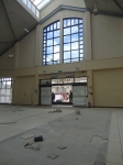 During refurbishment entrance